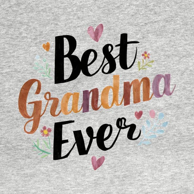 Best Grandma Ever Retro Vintage Aesthetic by Starart Designs